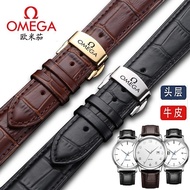 2024✜ CAI-时尚27 for-/Omega watch with genuine leather original men's and women's Speedmaster Butterfly Flying Seamaster series waterproof mechanical bracelet 20 21 mm