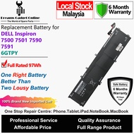 DELL Laptop Battery 6GTPY2 97Wh for DELL Inspiron 7500 7501 7590 7591