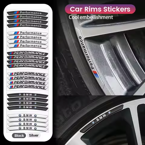 Aluminum Car Wheel Hub Badge Tire Rim Stickers Decoration Accessories For BMW X1 X3 X4 X5 X7 X2 X6 F