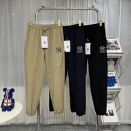 Mlb Korea Daigou Version 23 Spring Autumn Men Women Elastic Waist Casual Pants Overalls FY775