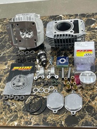 ชุด125iLEDปลาวาฬ/msxลูก57/4วาล์วLHKลูกสูบปาดหลบวาวCNCฝาสูบวาว18-21มิลพร้อมเซ็ทหลังวาล์วขยายเบ้าสูบปล