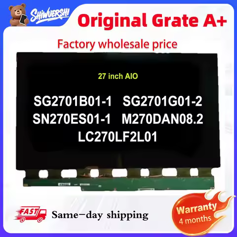 Original New A+ 27 inch Only Lcd Glass Screen SG2701B01-1 SG2701G01-2 SN270ES01-1 M270DAN08.2 LC270L