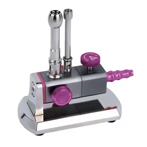 AB02 Double Tube Lab Rotatable Gas Light Propane Lights Lamp Bunsen Burner For Bottled Bunsen Burner