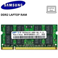 Samsung Notebook RAM 2GB DDR2 667mhz 800mhz 2RX8 PC2-6400S PC2-5300S Laptop Memory SODIMM