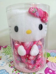 日本Hello Kitty 錄音跳舞和服公仔
