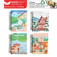 Unicorn Stationery A5 Spiral Journal Diary Notebook With Subject Index Divider UNB-508 Random Design