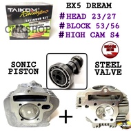EX5 DREAM HEAD BLOCK SET  COMBO TAIKOM SPEC 53/56 HEAD 23/27（CAM TAIKOM）