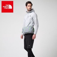 日本 The North Face 灰綠色防潑水尼龍布 6L 可斜咩 兩用 腰包