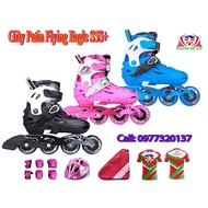 Best style children's roller skates, Genuine Flying Eagle S5S+ Roller Skates + Backpack + Nike socks