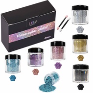 DIY 6-Color Set Metallic Mica Powder Chameleon Mermaid Pearl Aurora Mica Glitter DIY Resin Specialty