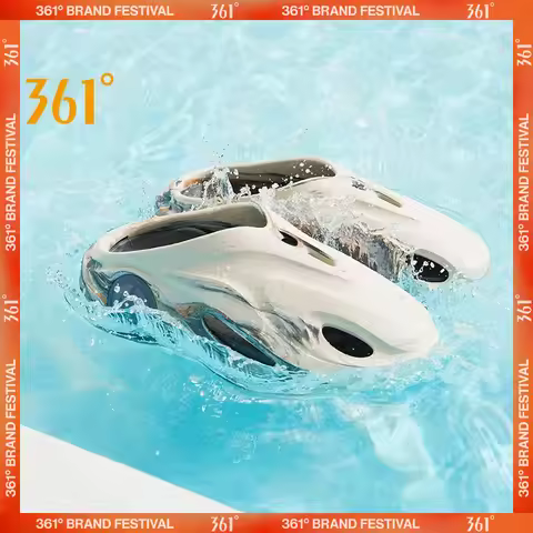 361 Degrees AG Whale 2 Aaron Gordon Trendy Slippers Technology Soft Elastic Antibacterial Thick Bott