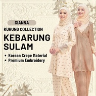 Baju raya 2024 viral Kebarung Printed Floral Gianna kurung klasik terbaru 2024 new vintage lace BF friendly