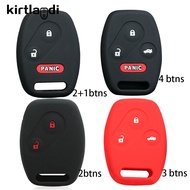 For Honda Civic Accord VII Crv Frv Insight Shuttle Stream Jazz Keyless Protector Auto Accessories Silicone Key Case Cover Key Casing Keychain 2 3 4 Buttons