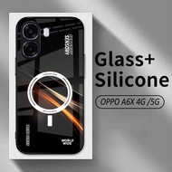 HP Softcase Glossy Glasshp For OPPO A6X - OPPO A6X 4G-5G - OPPO A6X 4G Case - OPPO A6X 5G - OPPO A6X