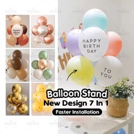 MINIIS 7 in 1 Plastic Balloon Base Plastic Balloon Stand Holder Stick Stand Birthday Decoration Set 