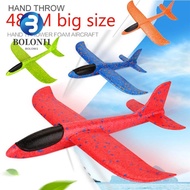 BO Foam Glider Plane Kids Gift pp Foam Airplane DIY Airplane Launch Fly Aeromodelo Verisimilitude Pl