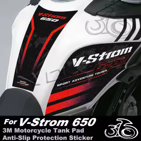 For V-STROM Vstrom DL 650 XT 650XT 3M Anti-Slip Motorcycle Fuel Tank Pad Sticker Protection Decal Ac