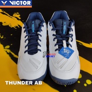 New Victor Thunder AB Badminton Shoes (White White/)