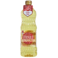 น้ำมัน น้ำมันปาล์มผสมถั่วเหลือง สำหรับทอด และ ผัด 1 ลิตร Emerald Oil Deep Frying & Stir-Frying Blend
