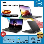 Laptop dell 7280 core i7 7th ram 16GB / SSD 1TB Free tas