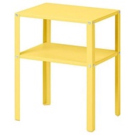 IKEA KNARREVIK 小茶几 邊几 儲物架 淺黃色