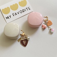 ins case For Baseus Bowie E19 / E16 Case cute Peach Fruits Cartoon with keychain Pendant Silicone Ea