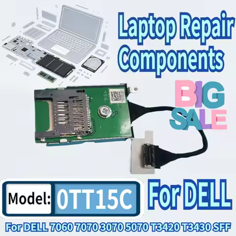 Card Reader For DELL 7060 7070 3070 5070 T3420 T3430 SFF SD4.0 TT15C 0TT15C Optiplex 3070 3060 5060