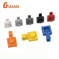 GSBan 61252 Bricks 10pcs Plate 1x1 Horizontal Grip Compatible Lego 6019 Small Particles Building Blo