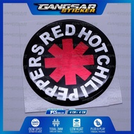 Sticker 3d rhcp / Emblem logo red hot chili peppers / emblem timbul red hot chili peppers / sticker