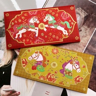 Horse Year Red Packet 2026 Angpao Chinese New Year Money Envelope CNY Angpow Cute Long Size Angpau A