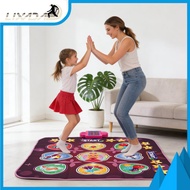 LIXADA Dance Mat Toy 9 Key Wireless Dance Pad Anti Slip Interactive Music Game Dance Toy Battery Pow