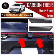 🔥SG SELLER🔥 Honda VEZEL HR-V 2021 2022-Present Rear Boot Door Trim Carbon Fiber Decorative Cover