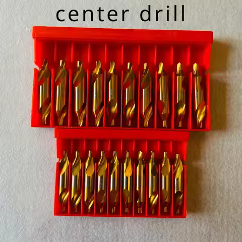 10pcs CNC TOOLS Center Drill A3 A4 A5 A6 A1 A2 Titan Coating Mecanic Tools Metal Bar Tools
