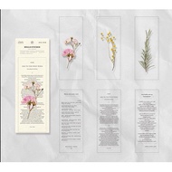 Diy Set of 6 PVC panels to make hang tags