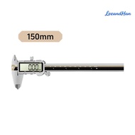 <LeeandHan> คาลิปเปอร์ดิจิตอลสแตนเลส150 200 300มม. USB C ชาร์จความละเอียด0.01มม.