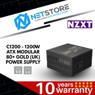 NZXT C1200 - 1200W ATX modular PSU 80+ Gold (UK) ATX3.0 (PCIe5.0) POWER SUPPLY - PA-2G1BB-UK