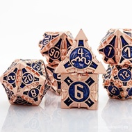 [Shop Hot Sale] coc Running Group Dice Set Metal Dice Cthulhu DND Dungeon and Dragon Polyhedron D20R