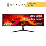 Acer Nitro Curved Gaming Monitor 49" Dfhd Va | 3840x1080 | 144hz | Dp |  Hdmi | Ei491cr S Curved