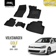 3D GLORY Car Mat Volkswagen Golf MK7 (2013 - 2021)