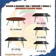 [ READY STOCK ] Meja Kaki Berlipat Duduk / Japanese Folding Table / Meja Jepun Berlipat / Dining Tab