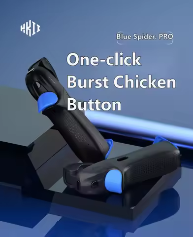 1PC Phantom Z2 Blue Spider Pro Bluetooth Mobile Game Controller Pulse Buttons Custom Macro Rapid Tri