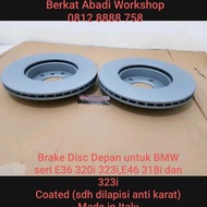 BRAKE DISC DEPAN BMW E36 320I 323IE46 318I 323I COATED 34116864060 - GROOVYGALAXT