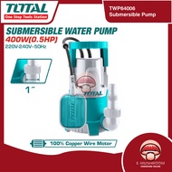 Total TWP64006 Submersible Pump 400W (0.5HP) Sewage Water Pump