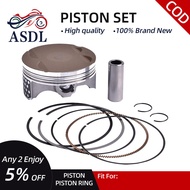 ASDL 1Set Bore Diameter 76mm Pin 16mm Motorcycle Engine Piston Rings Kit For Yamaha Scooter XMAX 300