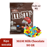 KẸO SOCOLA M&M MILK CHOCOLATE 90GR/180GR - 01304