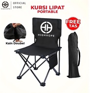 HIGHHOPE Portable Outdoor Folding Chair Camping Chair Folding Chair Mountain Camping Easy