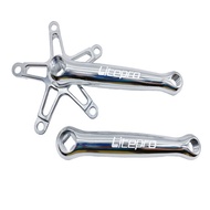 Litepro ห้าตรง Pawls รู Crank พับจักรยาน170มม.อะลูมินัมอัลลอย Crankset Chainwheel 130 BCD สำหรับ Bro