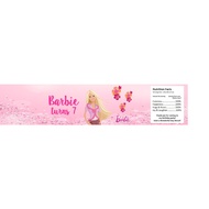 Mineral Water Bottle Wrapper - Barbie