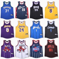 American retro large mesh jersey Iverson, McGrady, Curry, Butler, James basketball vest trendy