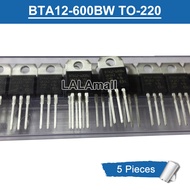 5pcs Original BTA12-600BW BTA12-600BWRG TO-220 12A/600V Triac Thyristor